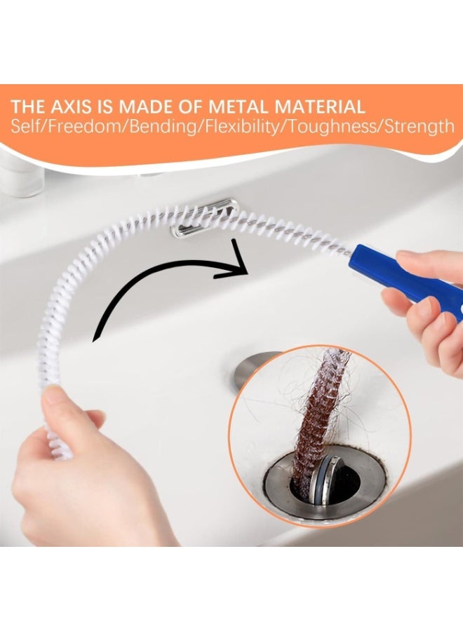 أنمي استنزاف مفككة و أداة تنظيف 5 قطعة دش استنزاف مفككة ، متعددة الوظائف بالوعة مفككة أداة ، السباكة مفككة أداة للحمام دش المطبخ التوصيل حفرة - Image 4